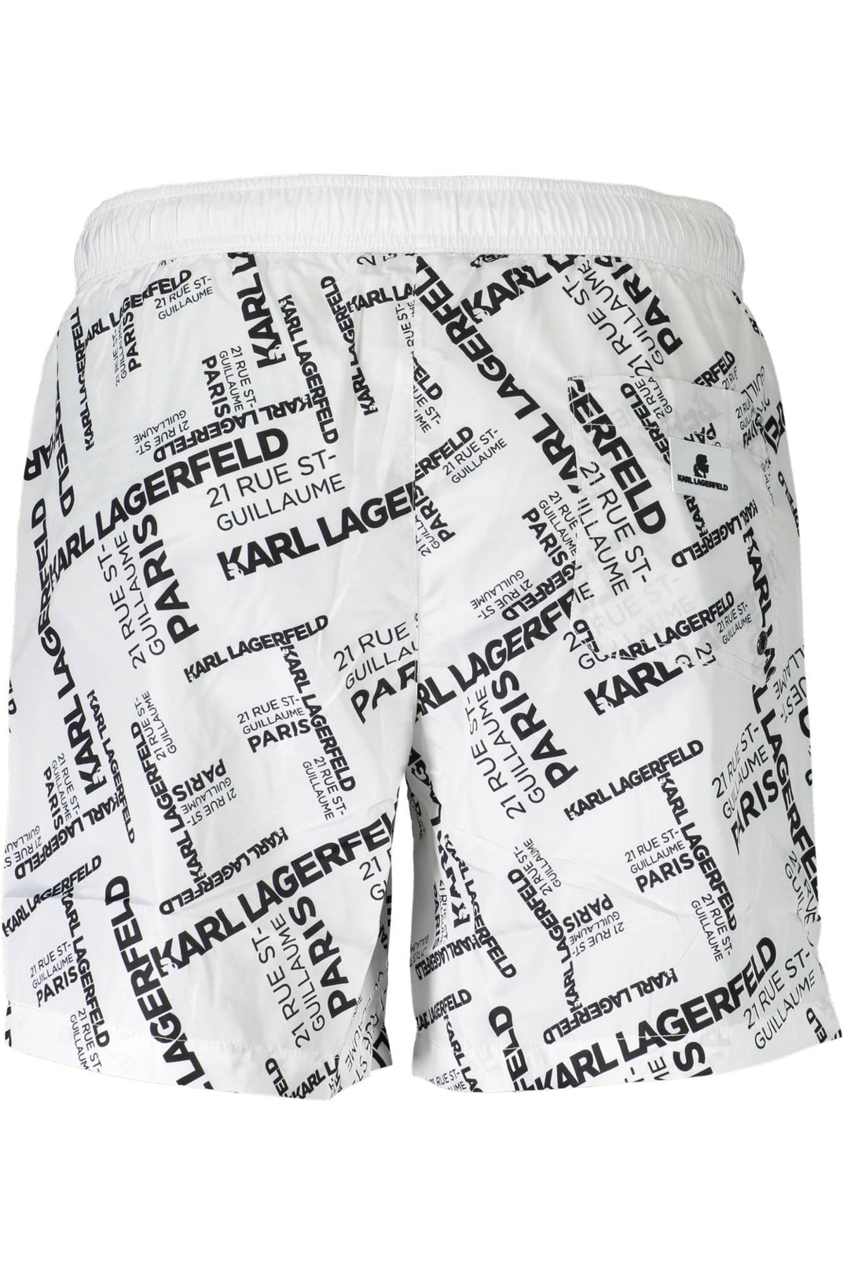 Karl Lagerfeld Beachwear Costume Parte Sotto Uomo Bianco