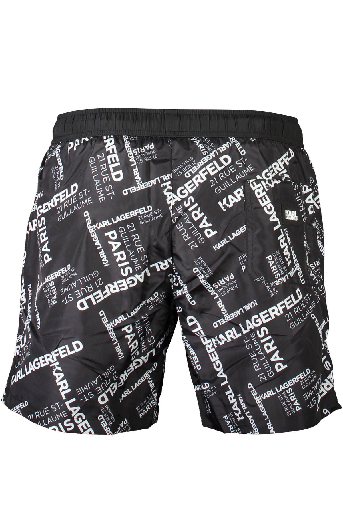 Karl Lagerfeld Beachwear Costume Parte Sotto Uomo Nero