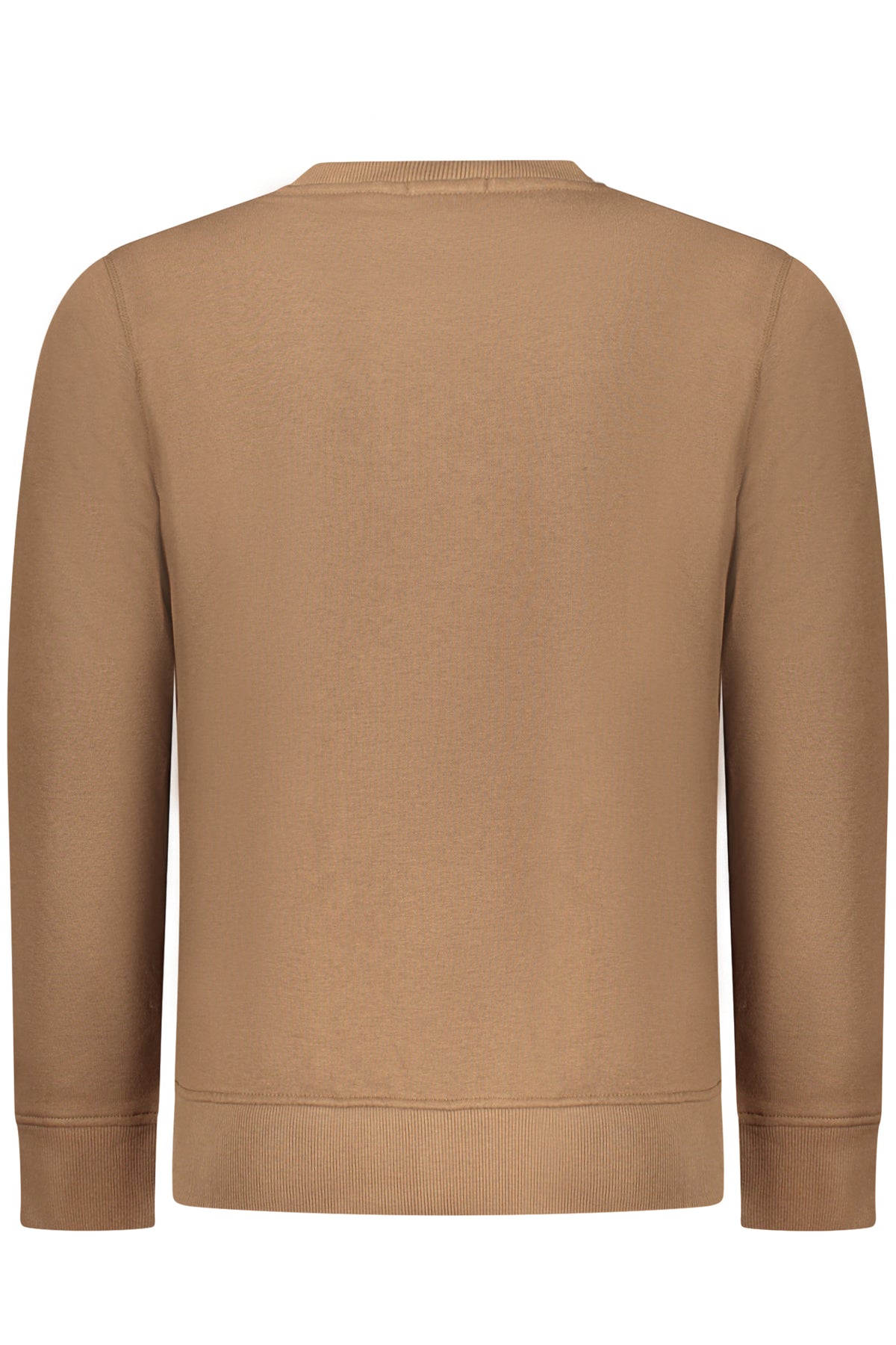 Rifle Felpa Senza Zip Uomo Marrone