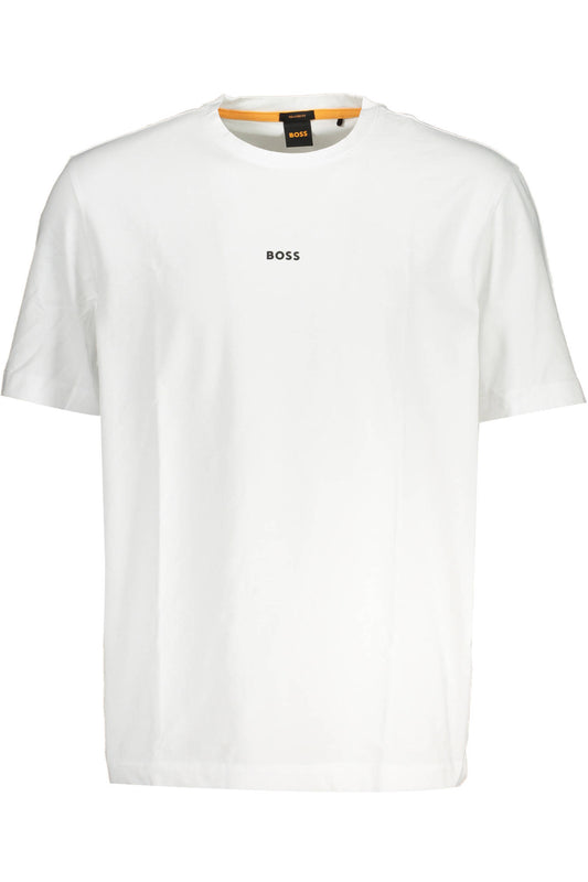 Boss T-Shirt Maniche Corte Uomo Bianco