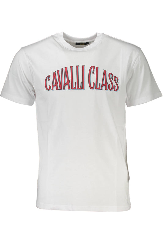 Cavalli Class T-Shirt Maniche Corte Uomo Bianco