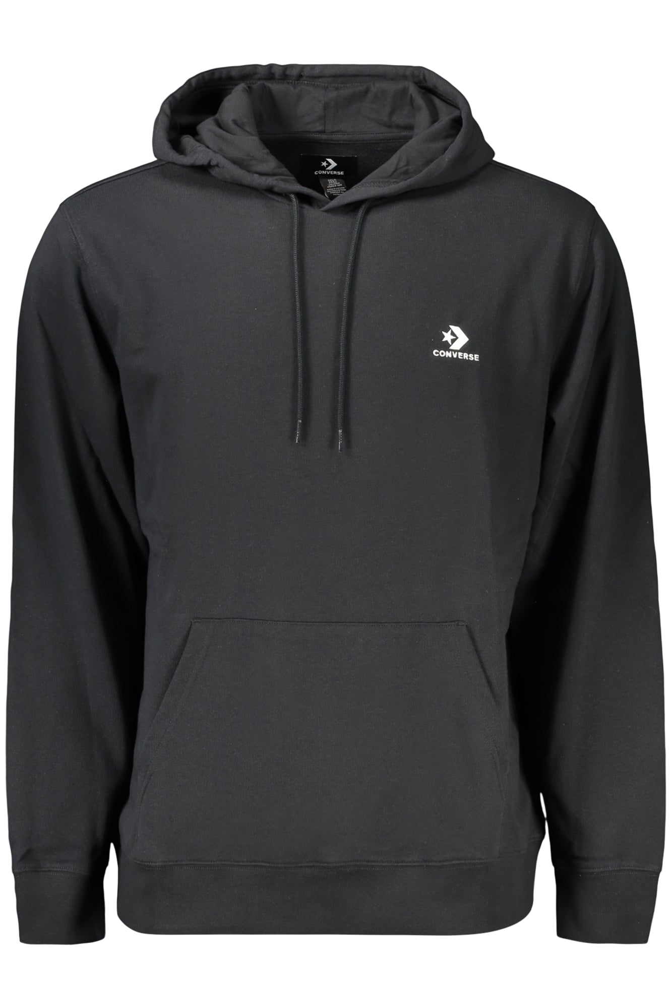 Converse Felpa Senza Zip Uomo Nero