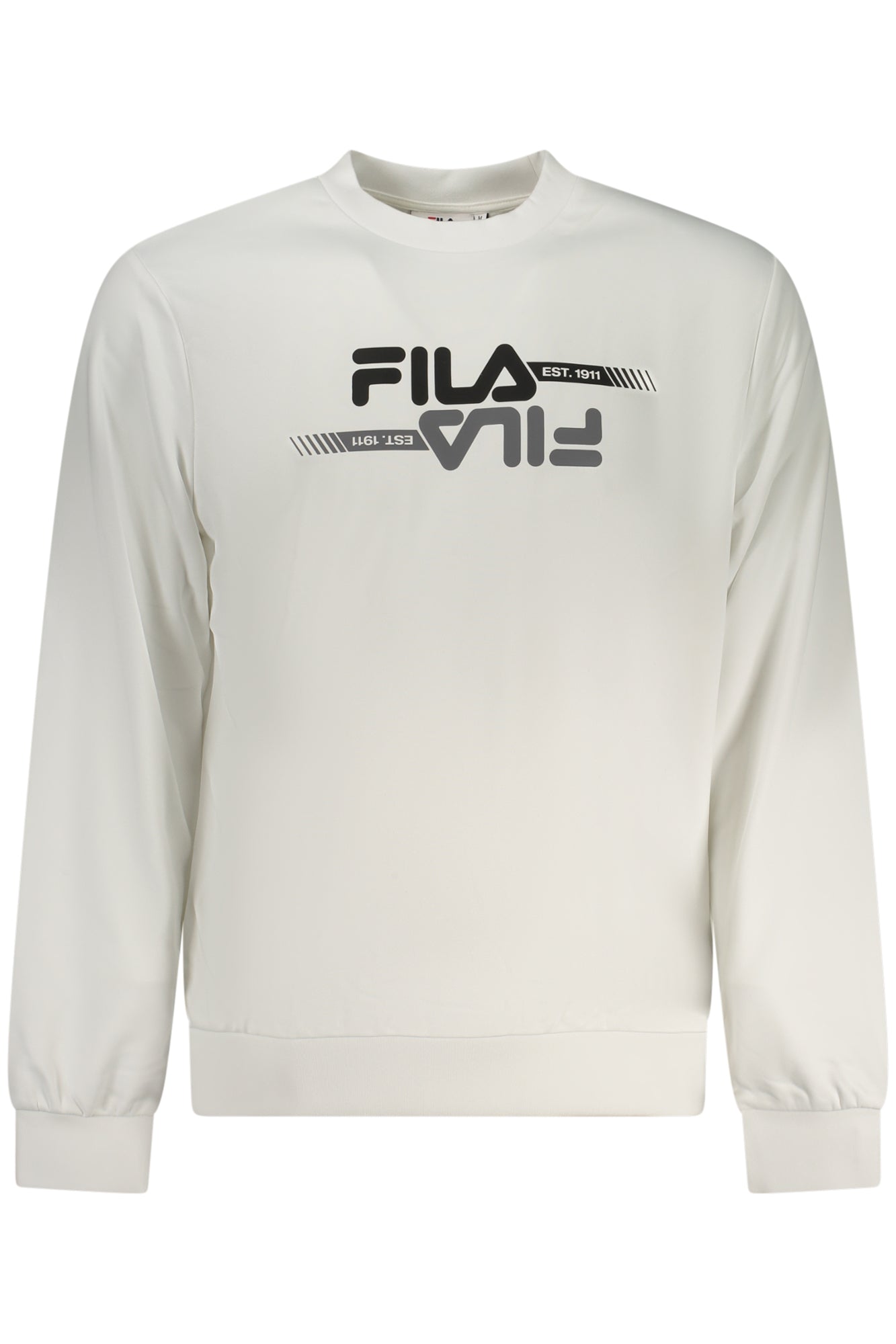 Fila Felpa Senza Zip Uomo Bianco