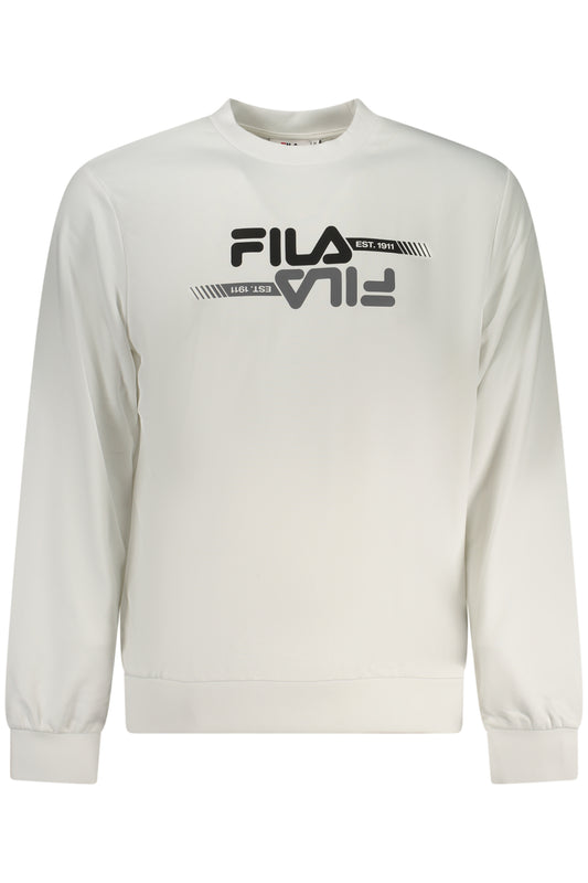 Fila Felpa Senza Zip Uomo Bianco