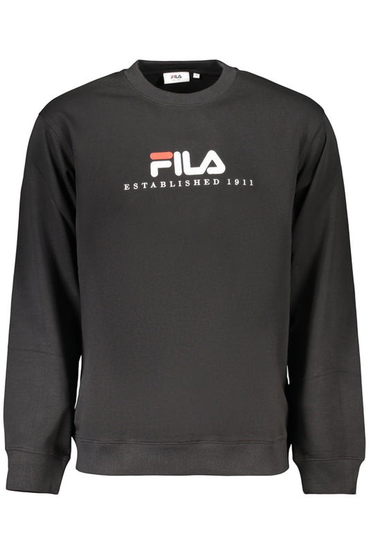 Fila Felpa Senza Zip Uomo Nero