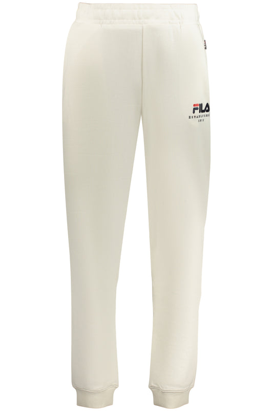 Fila Pantalone Tuta Lungo Uomo Bianco
