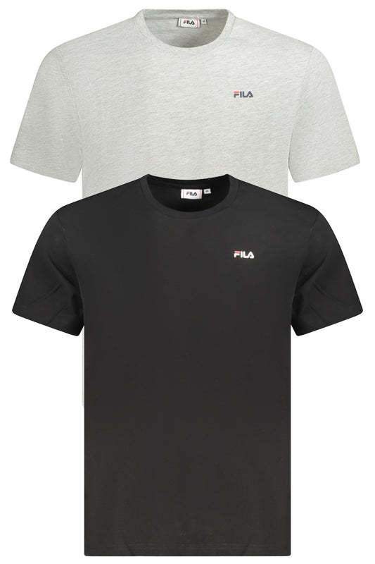 Fila T-Shirt Maniche Corte Uomo Nero