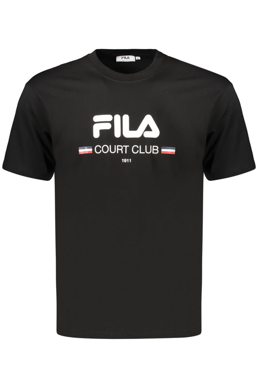 Fila T-Shirt Maniche Corte Uomo Nero