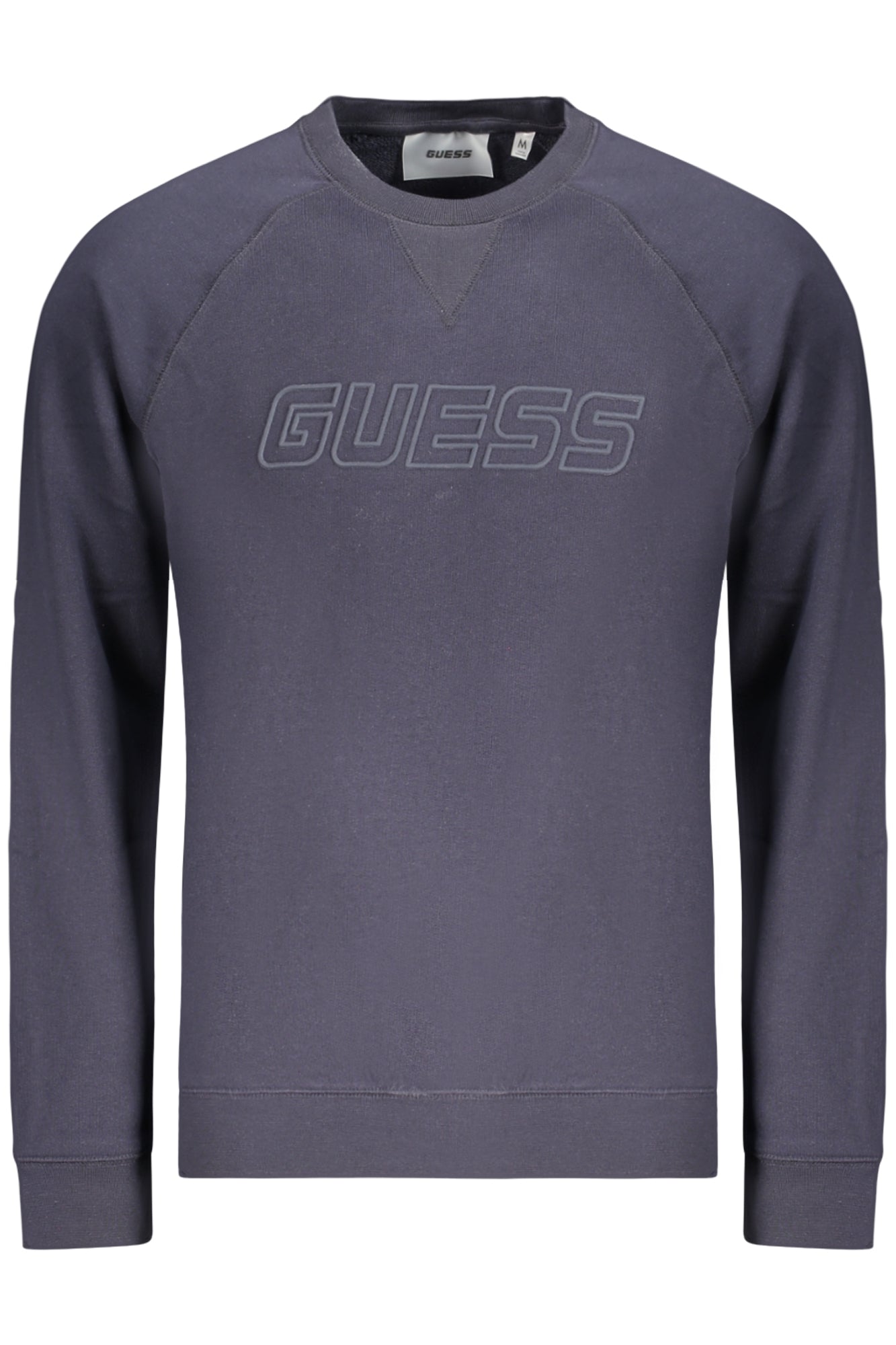 Guess Jeans Felpa Senza Zip Uomo Blu