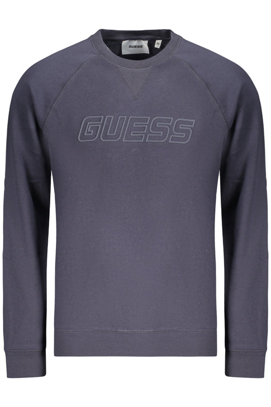 Guess Jeans Felpa Senza Zip Uomo Blu