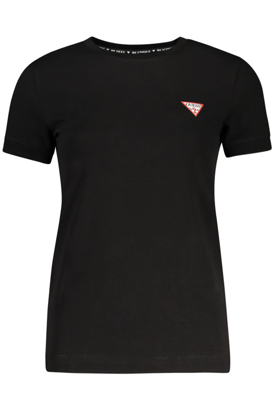 Guess Jeans T-Shirt Maniche Corte Donna Nero