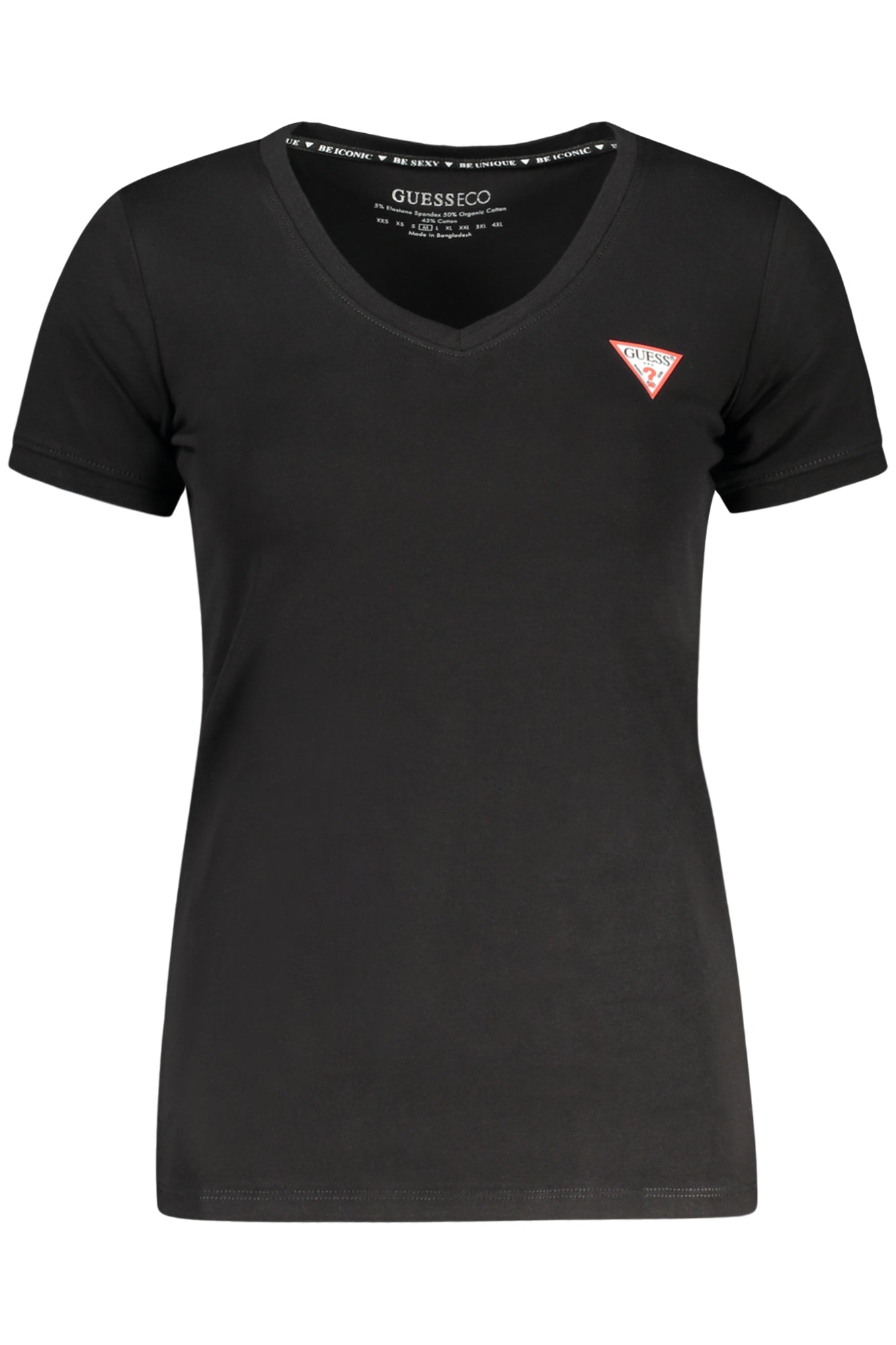 Guess Jeans T-Shirt Maniche Corte Donna Nero