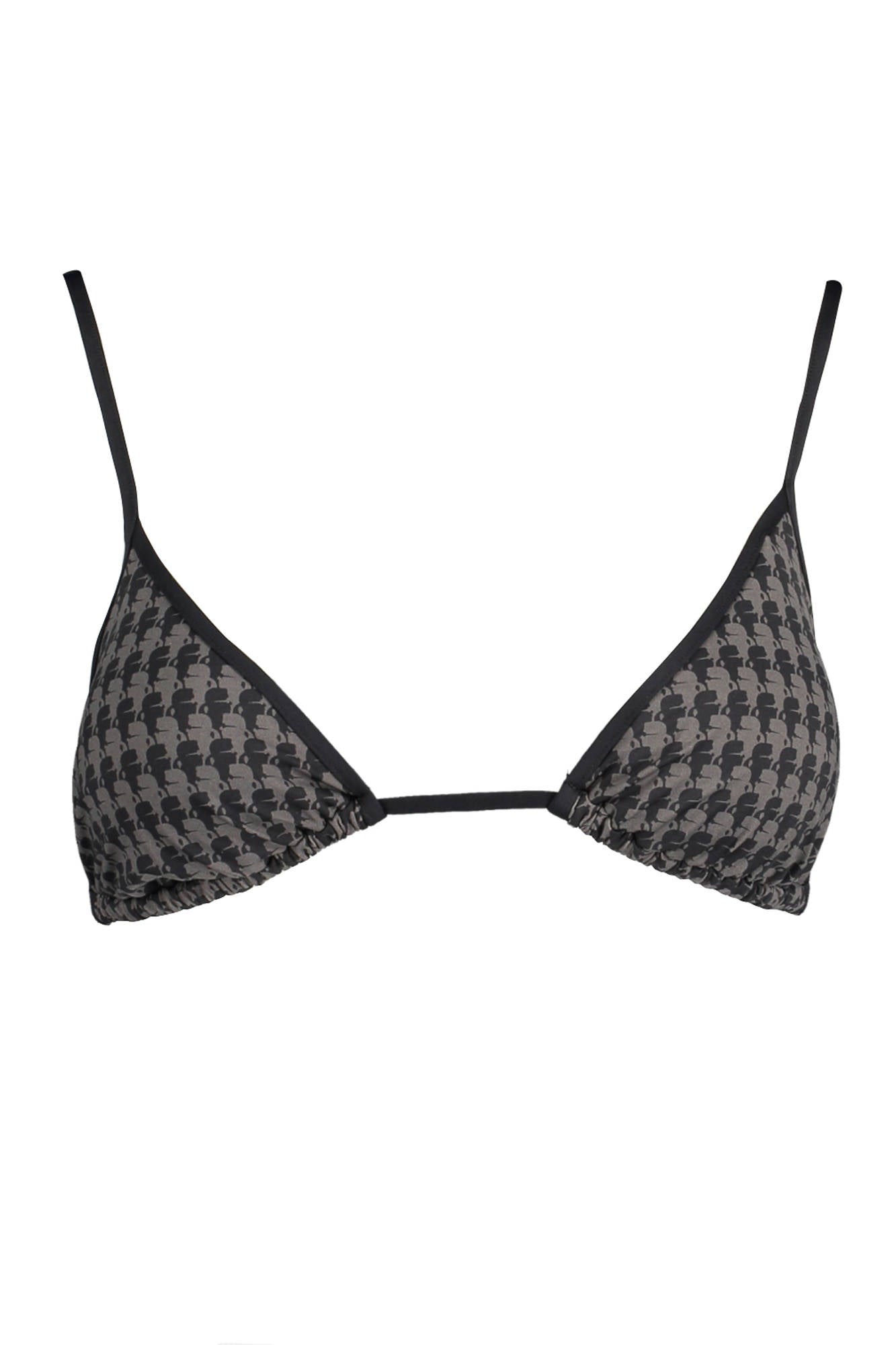 Karl Lagerfeld Beachwear Costume Parte Sopra Donna Nero