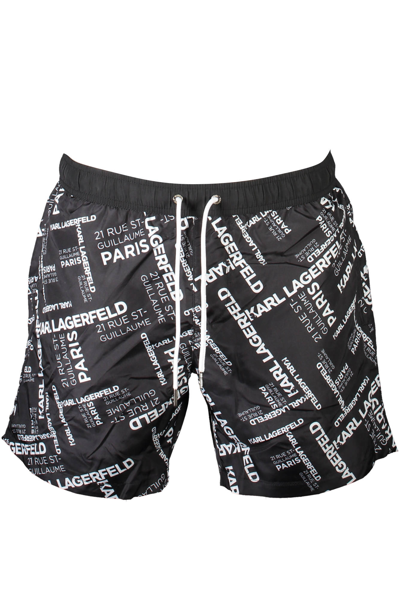 Karl Lagerfeld Beachwear Costume Parte Sotto Uomo Nero