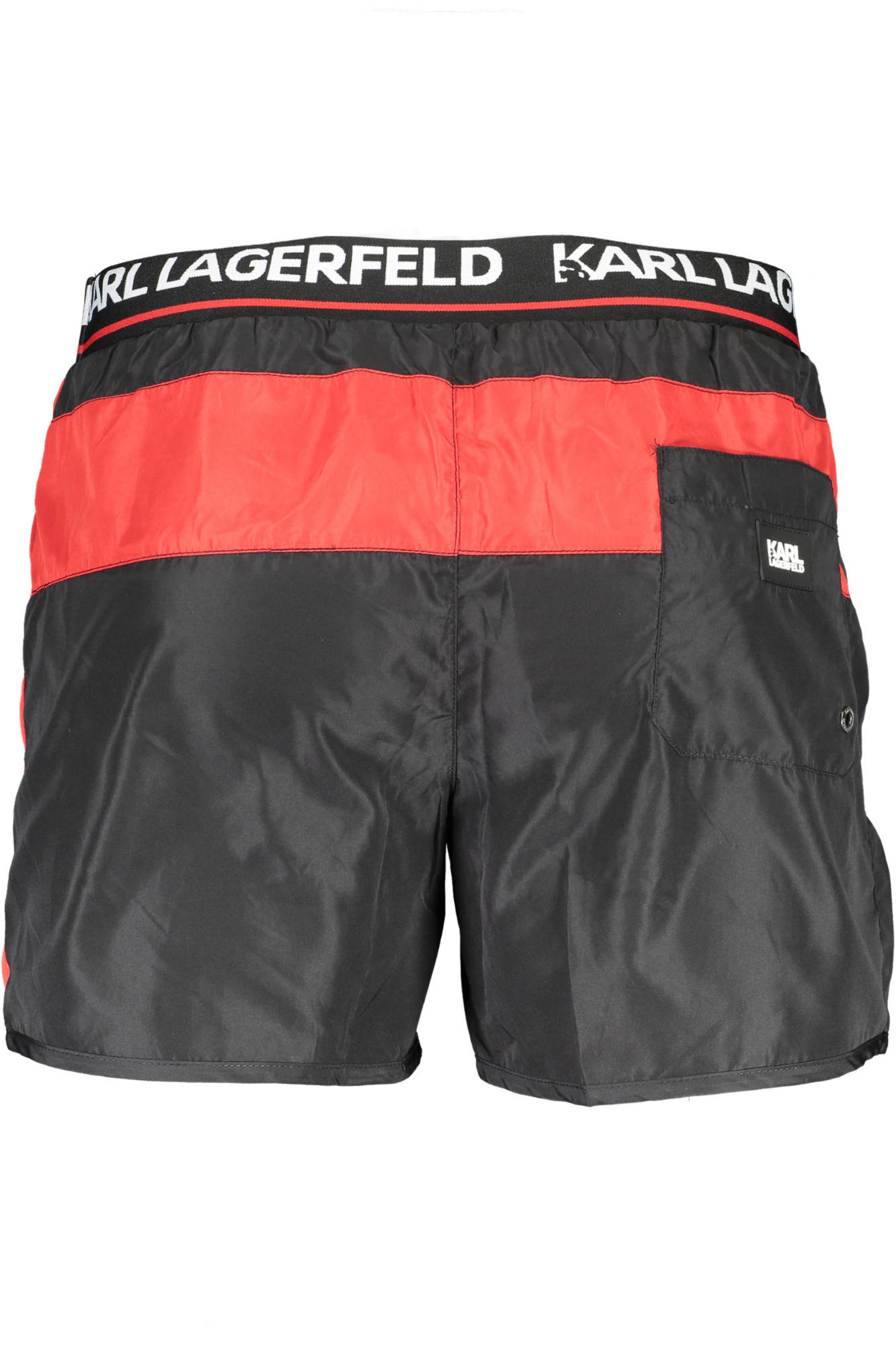 Karl Lagerfeld Beachwear Costume Parte Sotto Uomo Nero