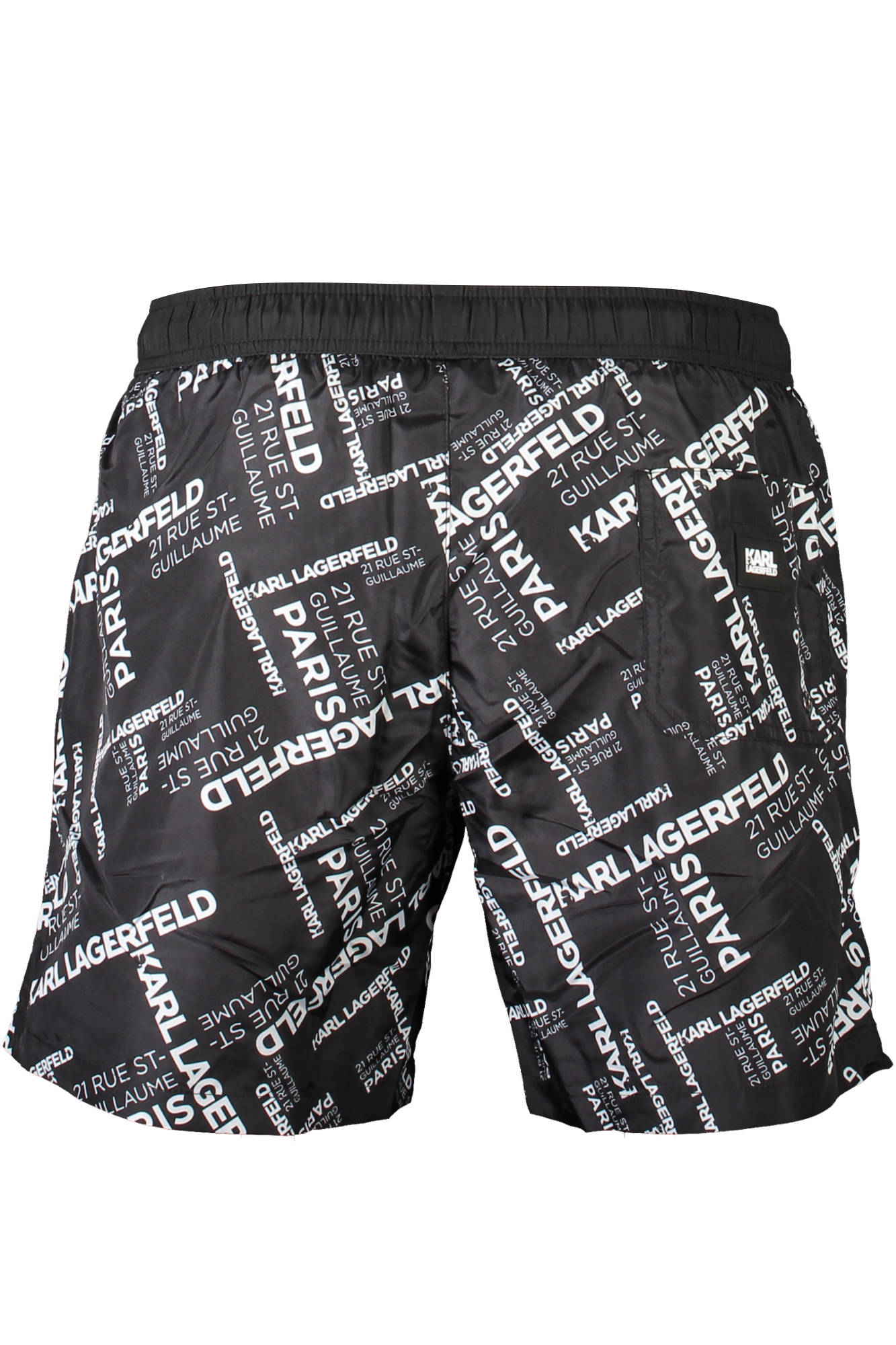 Karl Lagerfeld Beachwear Costume Parte Sotto Uomo Nero