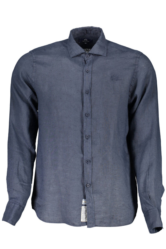 La Martina Camicia Maniche Lunghe Uomo Blu