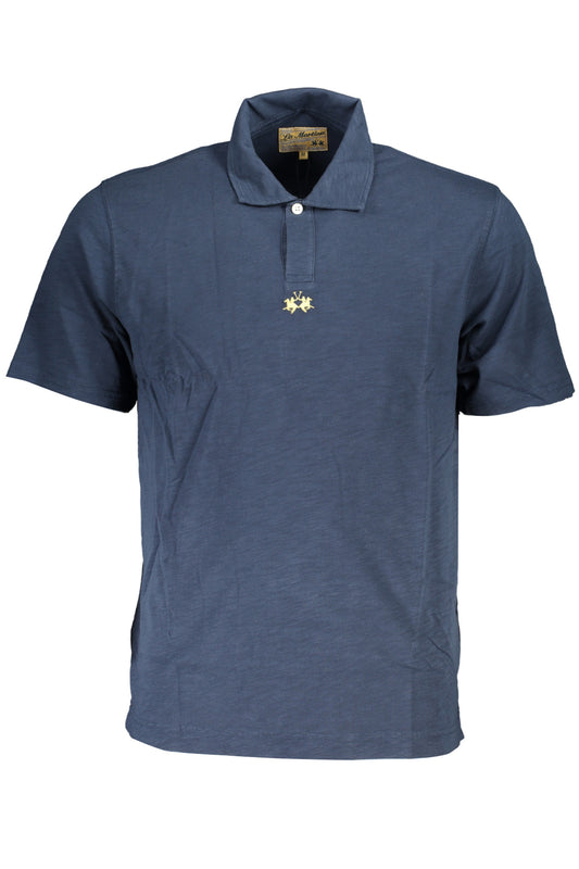 La Martina Polo Maniche Corte Uomo Blu