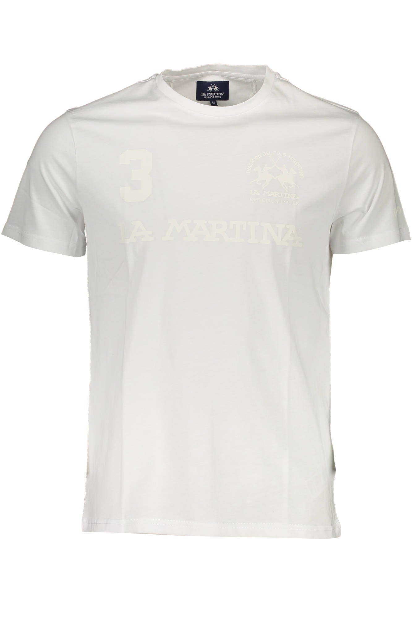 La Martina T-Shirt Maniche Corte Uomo Bianco