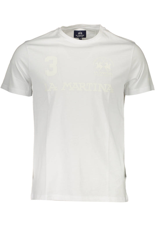 La Martina T-Shirt Maniche Corte Uomo Bianco