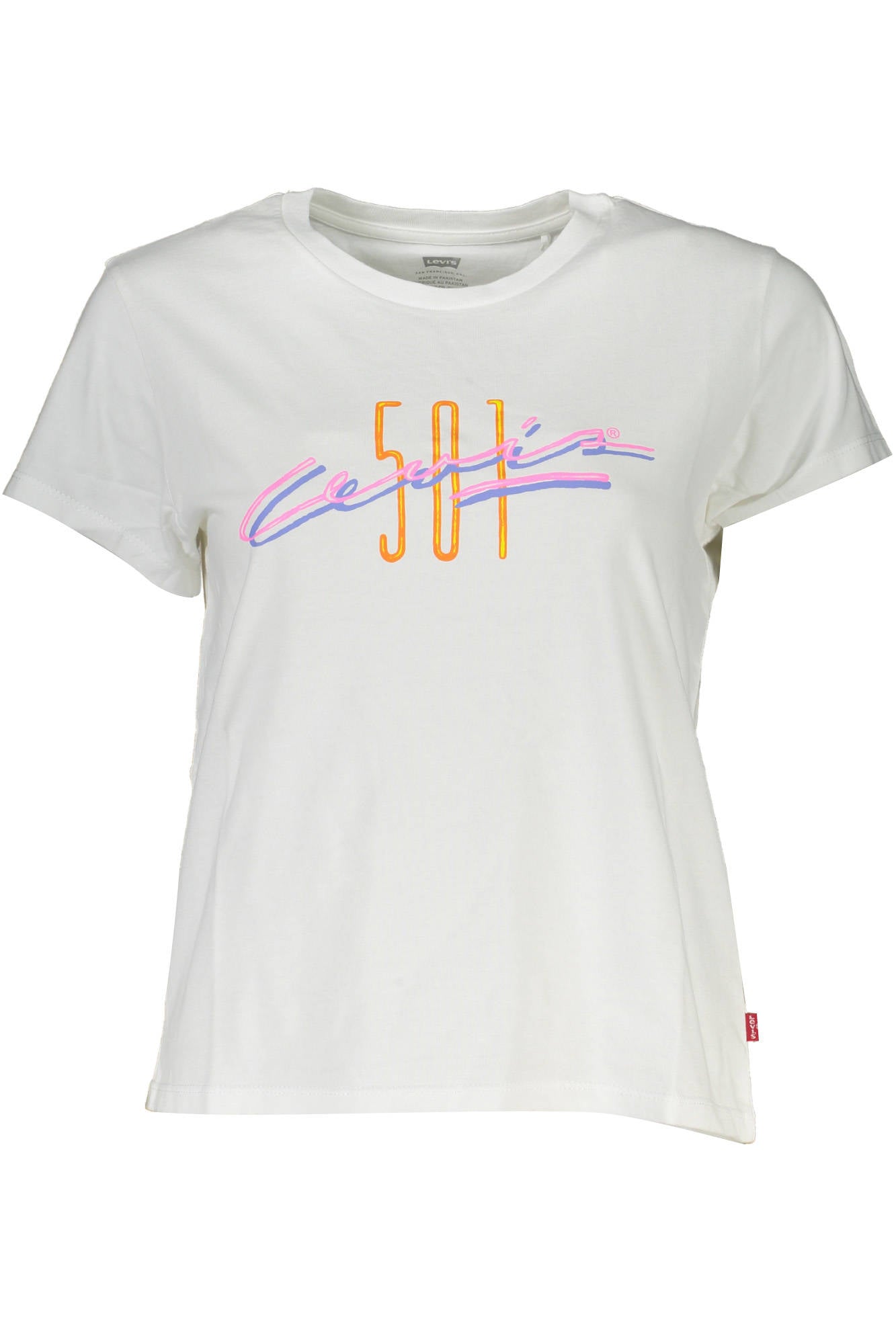 Levi'S T-Shirt Maniche Corte Donna Bianco