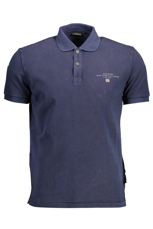 Napapijri Polo Maniche Corte Uomo Blu