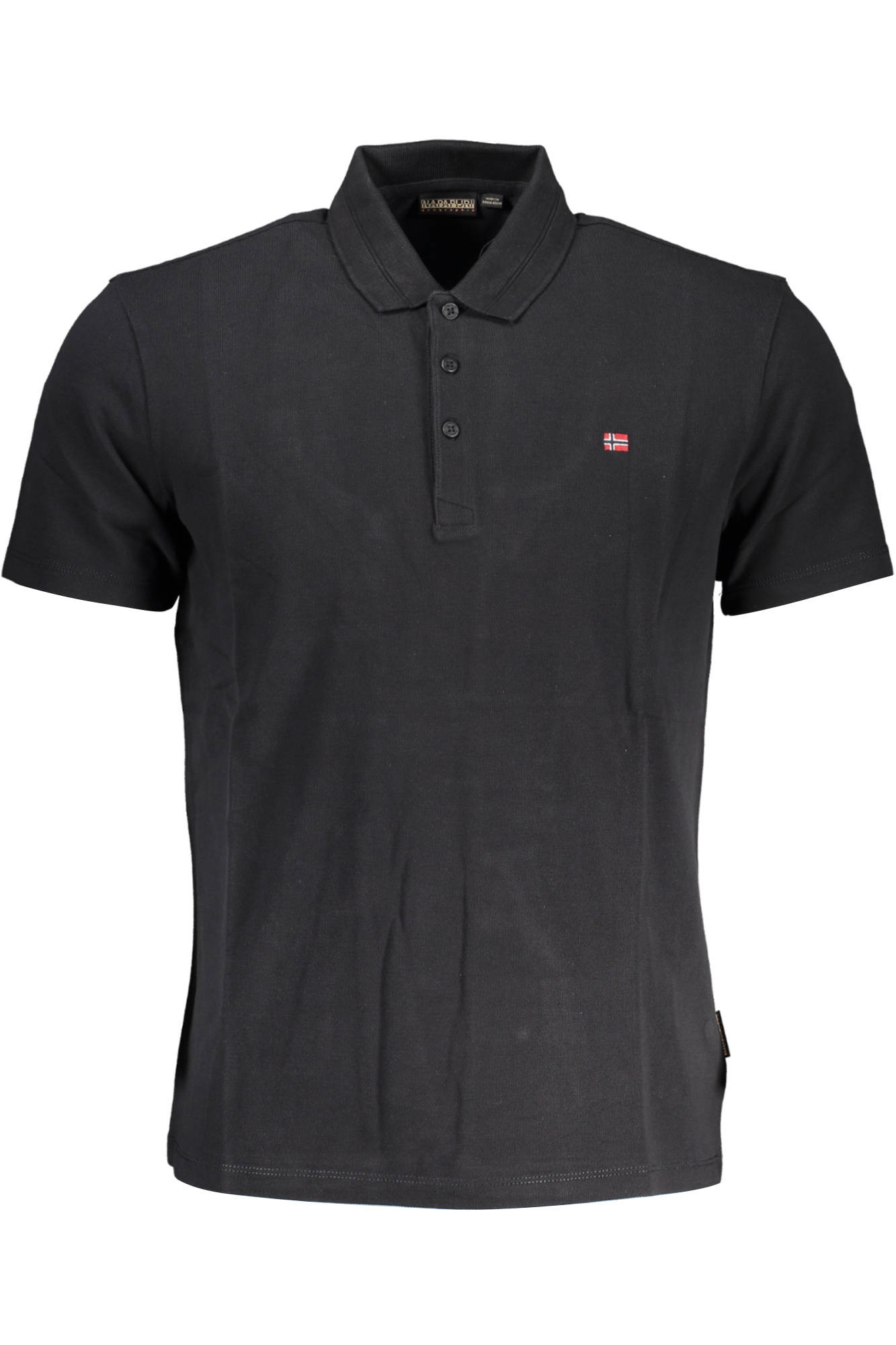 Napapijri Polo Maniche Corte Uomo Nero