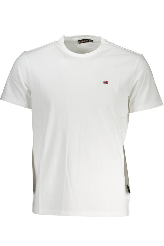 Napapijri T-Shirt Maniche Corte Uomo Bianco