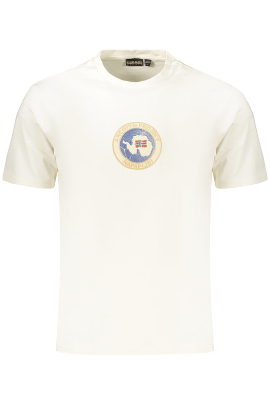 Napapijri T-Shirt Maniche Corte Uomo Bianco