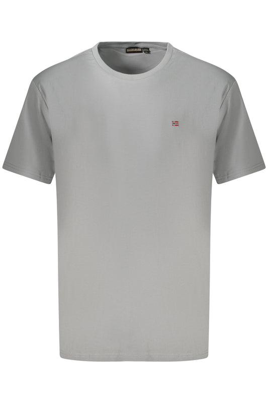 Napapijri T-Shirt Maniche Corte Uomo Grigio