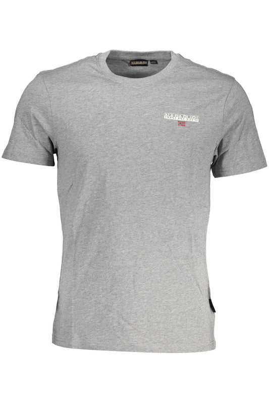 Napapijri T-Shirt Maniche Corte Uomo Grigio