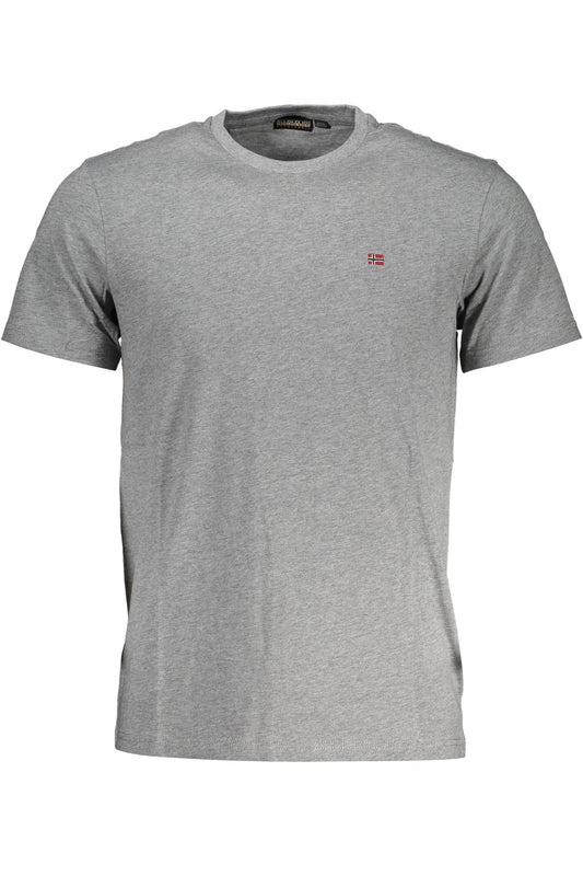 Napapijri T-Shirt Maniche Corte Uomo Grigio