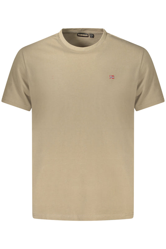 Napapijri T-Shirt Maniche Corte Uomo Marrone