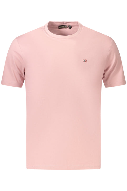 Napapijri T-Shirt Maniche Corte Uomo Rosa