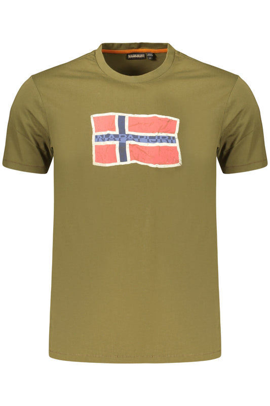 Napapijri T-Shirt Maniche Corte Uomo Verde