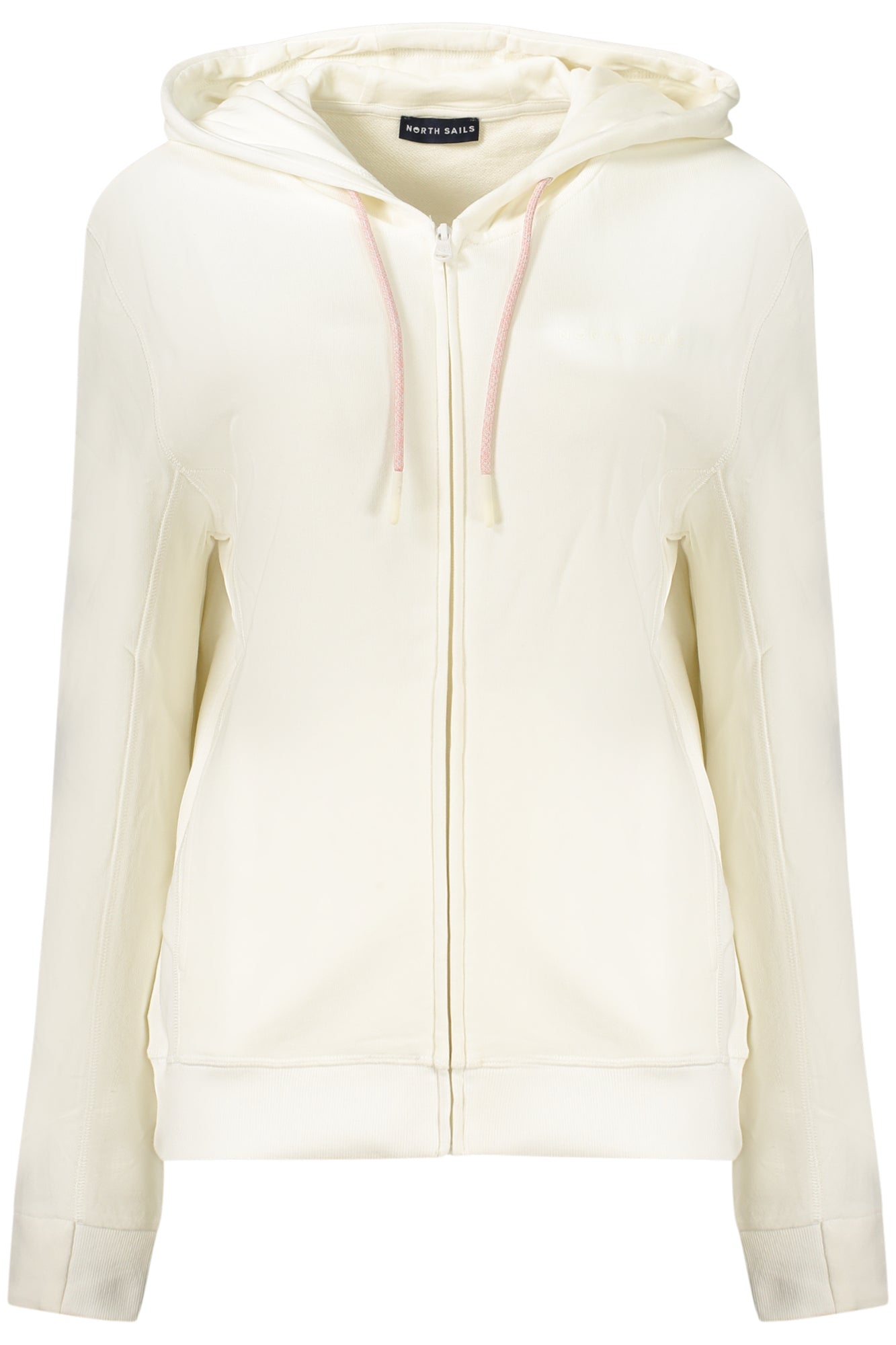 North Sails Felpa Con Zip Donna Bianco