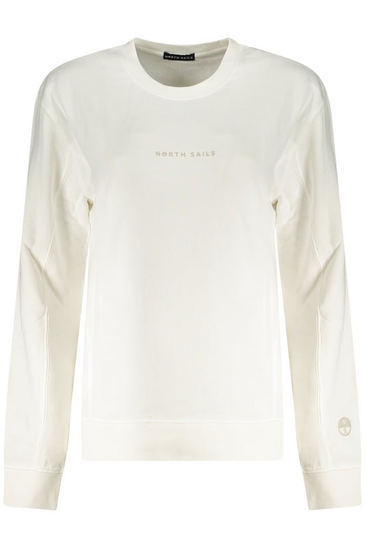 North Sails Felpa Senza Zip Donna Bianco