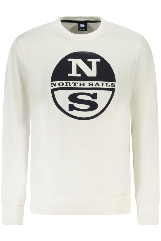 North Sails Felpa Senza Zip Uomo Bianco