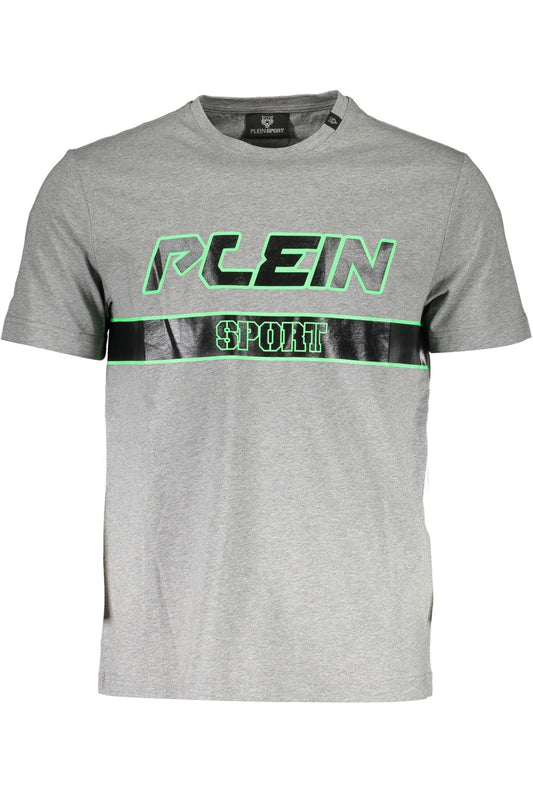 Plein Sport T-Shirt Maniche Corte Uomo Grigio