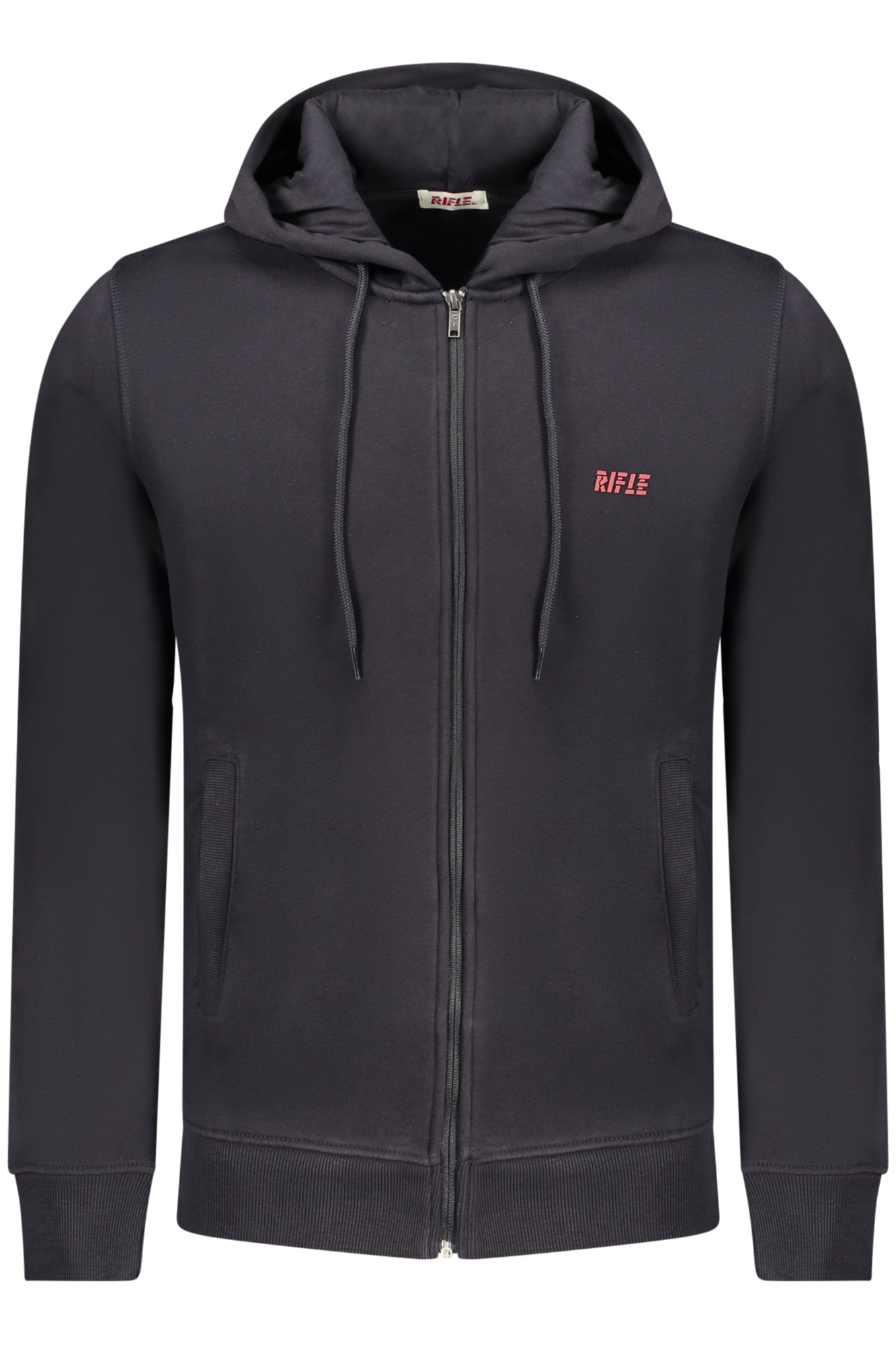 Rifle Felpa Con Zip Uomo Blu