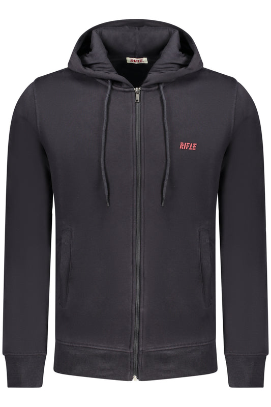 Rifle Felpa Con Zip Uomo Blu