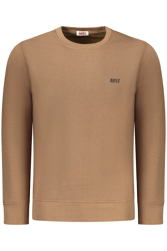 Rifle Felpa Senza Zip Uomo Marrone