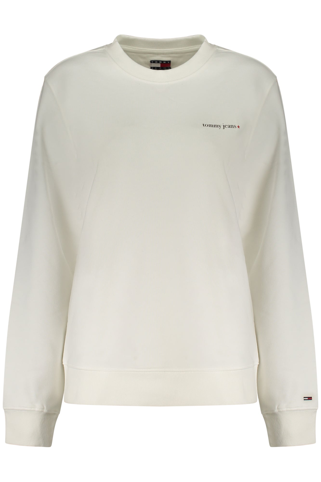 Tommy Hilfiger Felpa Senza Zip Donna Bianco