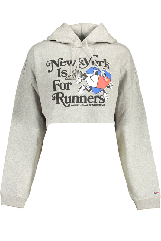 Tommy Hilfiger Felpa Senza Zip Donna Grigio