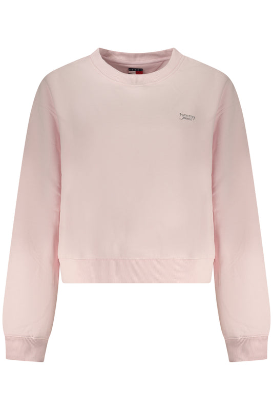 Tommy Hilfiger Felpa Senza Zip Donna Rosa